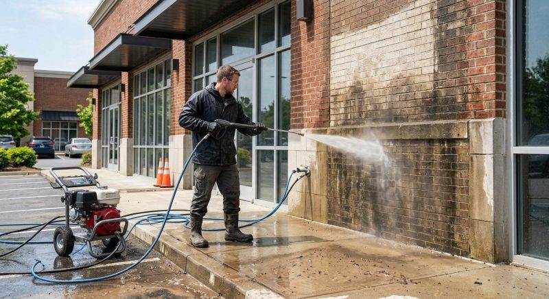 Remove Dirt And Stains From Commercial Buildings